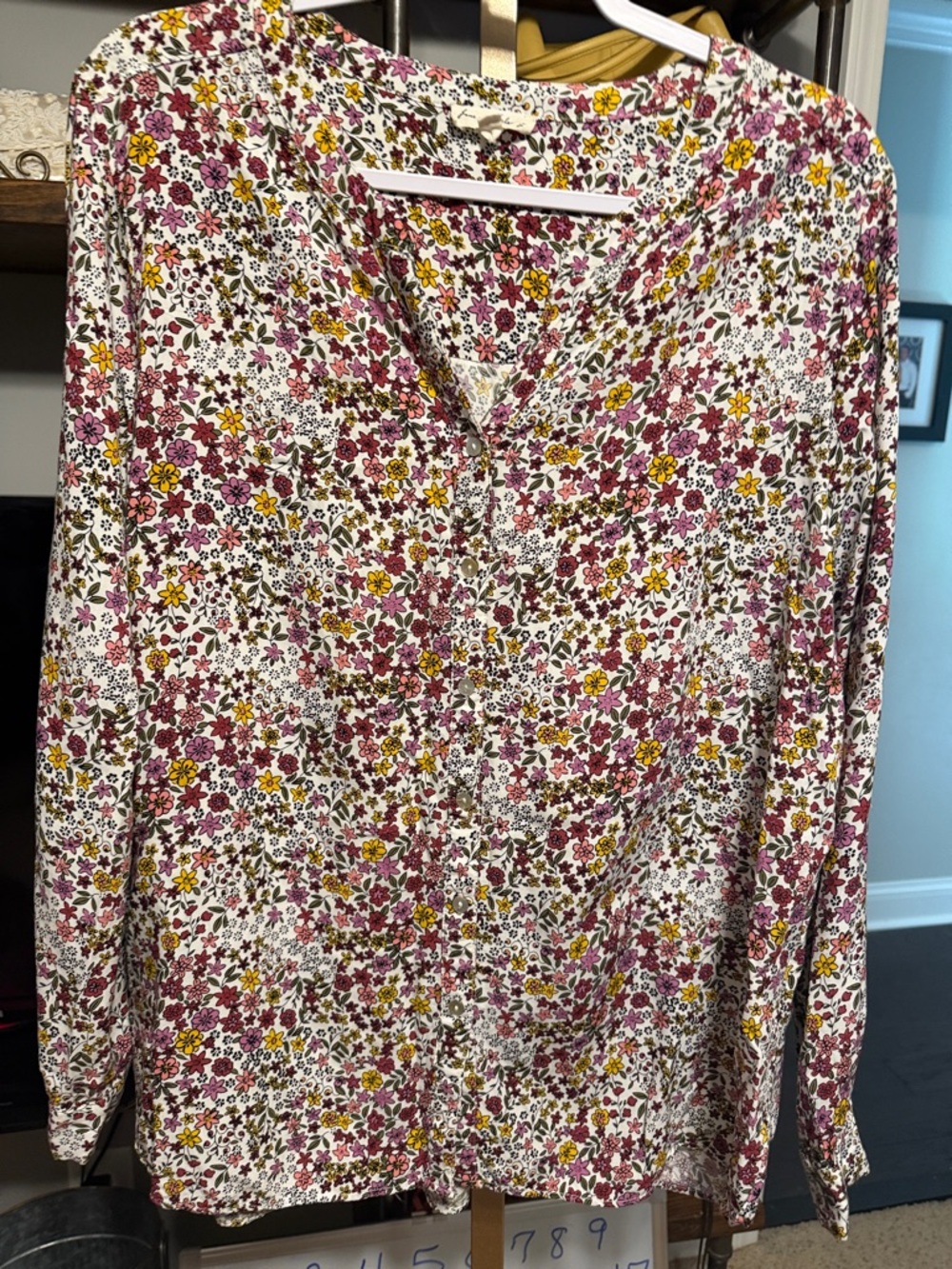 JANE and DELANCY FLORAL TOP